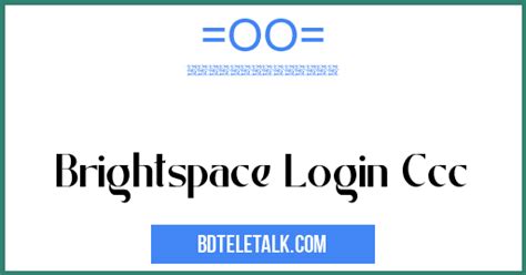 brightspace ccc login